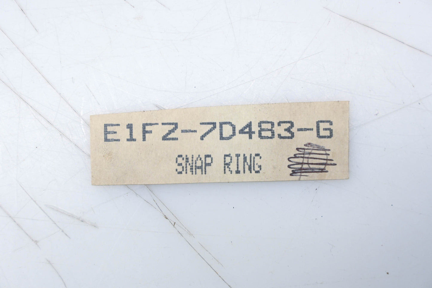 New OEM Ford E1FZ-7D483-G Clutch Pressure Plate Retaining Snap Ring NOS