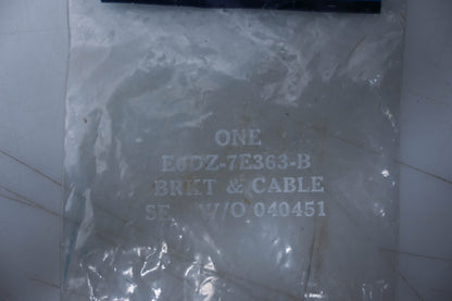 New OEM Ford E6DZ-7E363-B Bracket & Cable Assembly NOS
