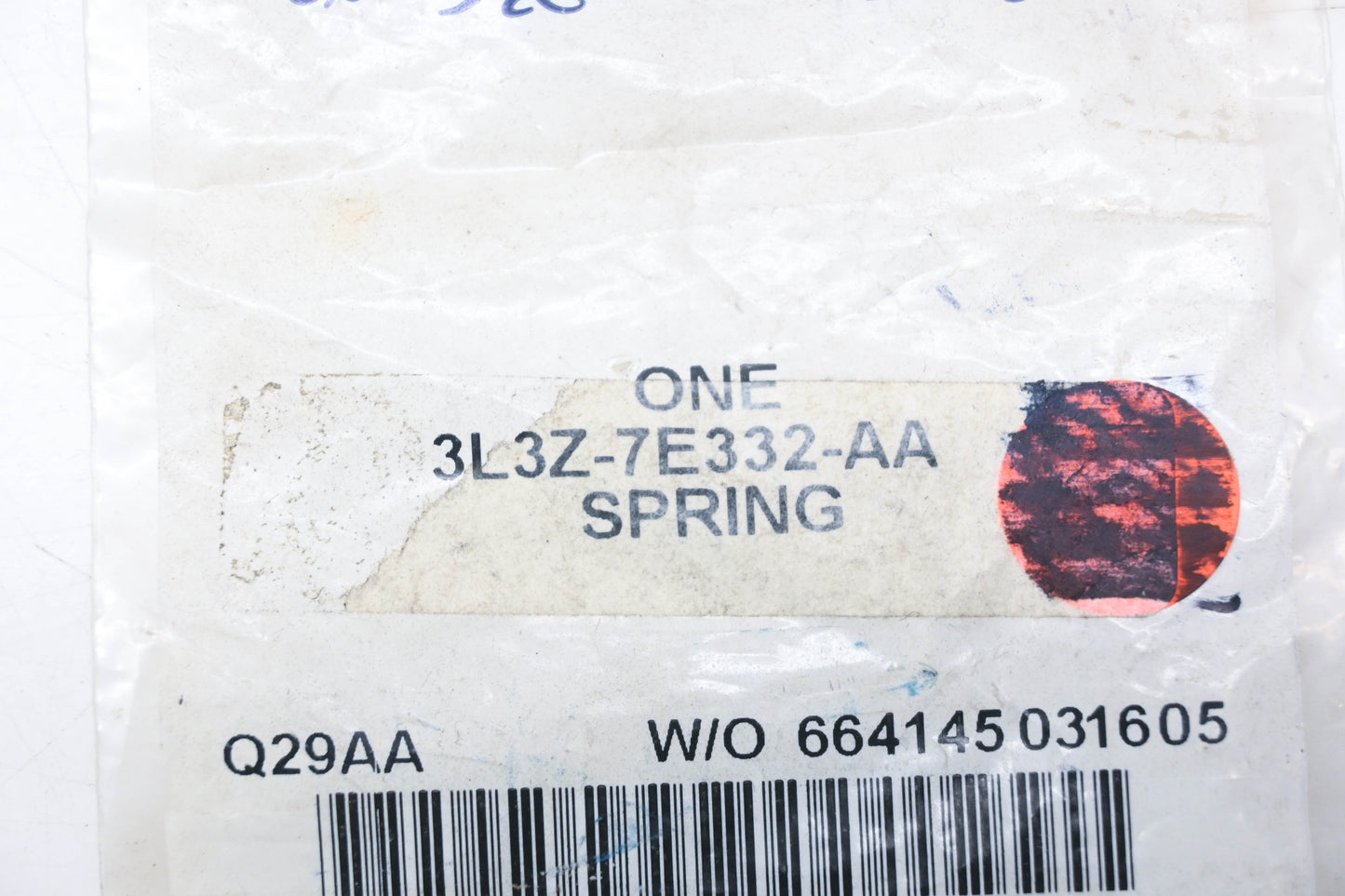 New OEM Ford 3L3Z-7E332-AA Spring NOS