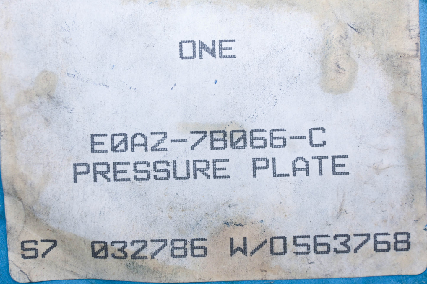 New OEM Ford EOAZ-7B066-C Pressure Plate NOS