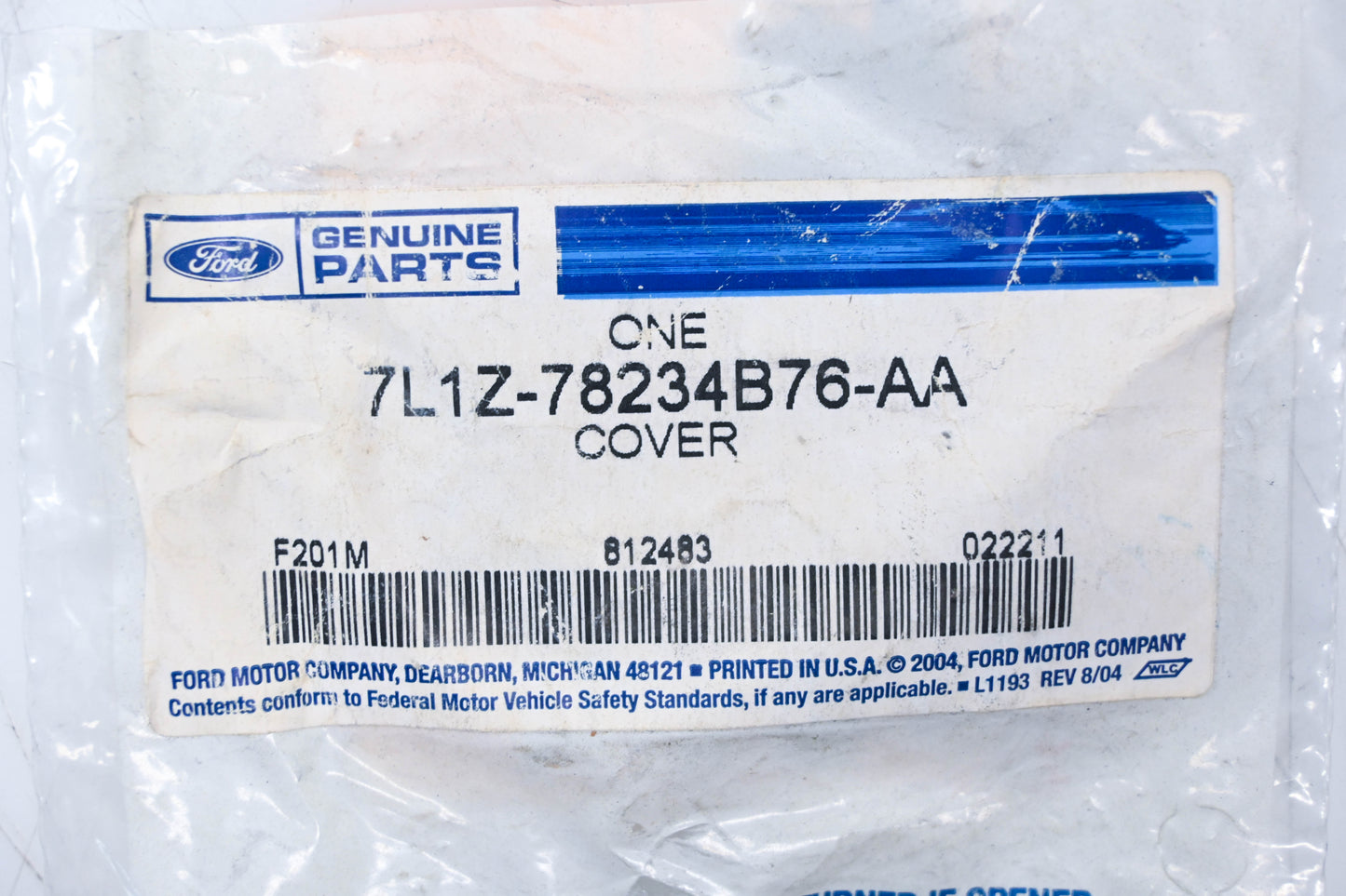 New OEM Ford 7L1Z-78234B76-AA Rear Interior Grip Handle Cover NOS