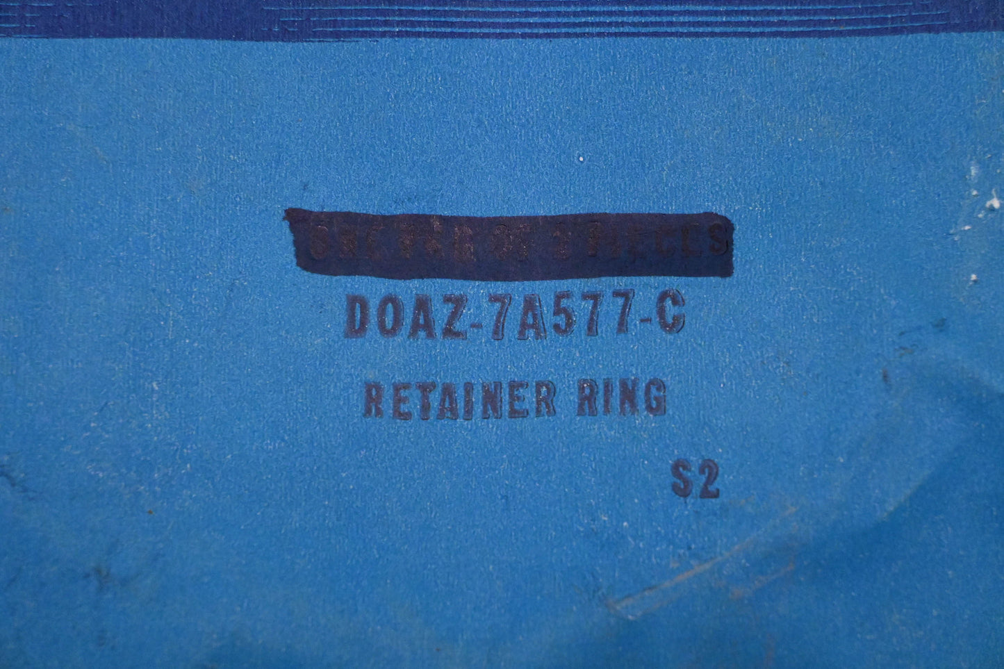 New OEM Ford D0AZ-7A577-C Clutch Pressure Plate Snap Ring NOS