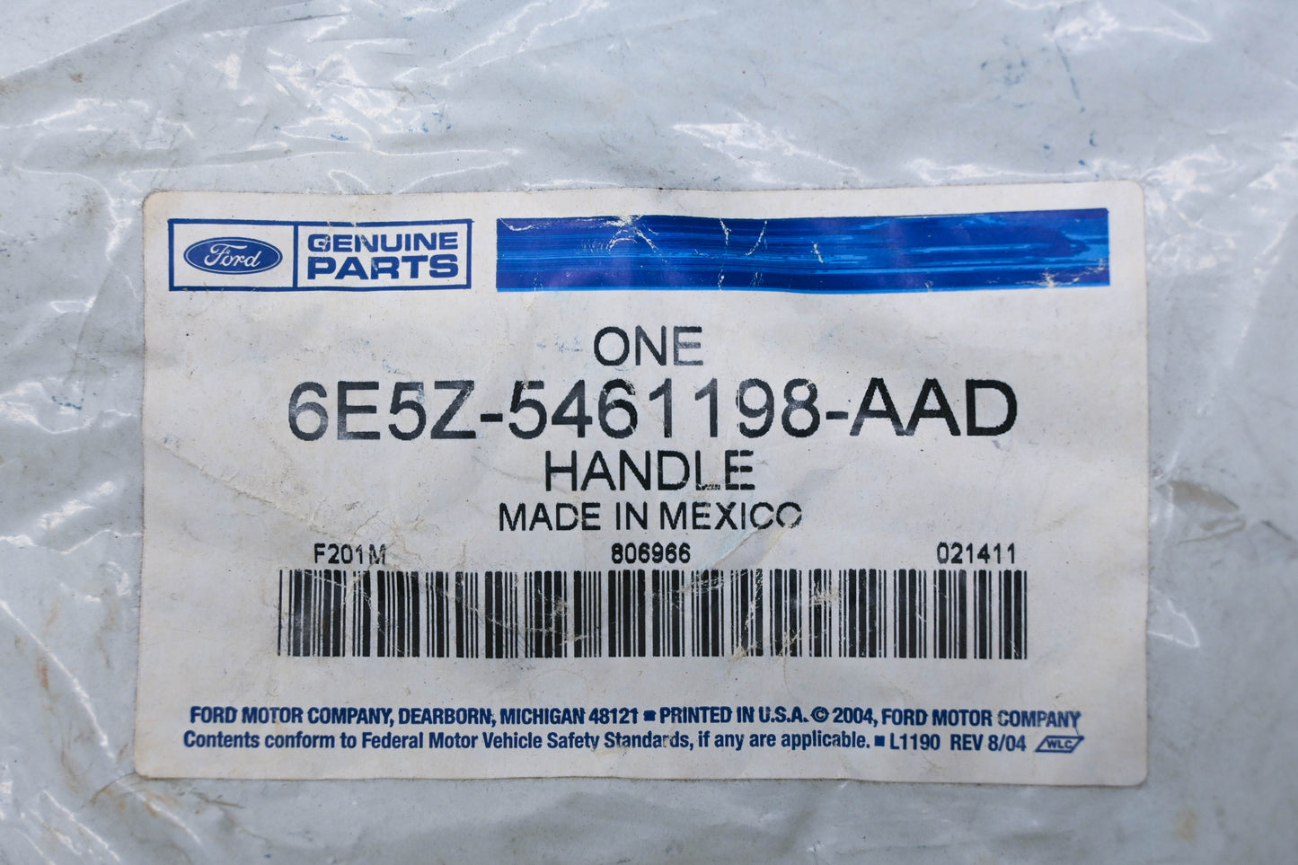 New OEM Ford 6E5Z-5461198-AAD Seat Back Adjusting Handle NOS