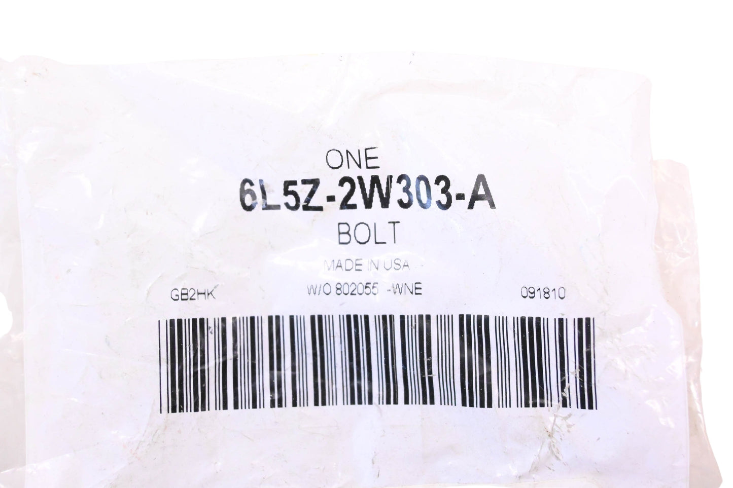 New OEM Ford 6L5Z-2W303-A Disc Brake Caliper Pin Bolt NOS