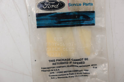 New OEM Ford E8OY-16907-A Cable Clip Kit NOS