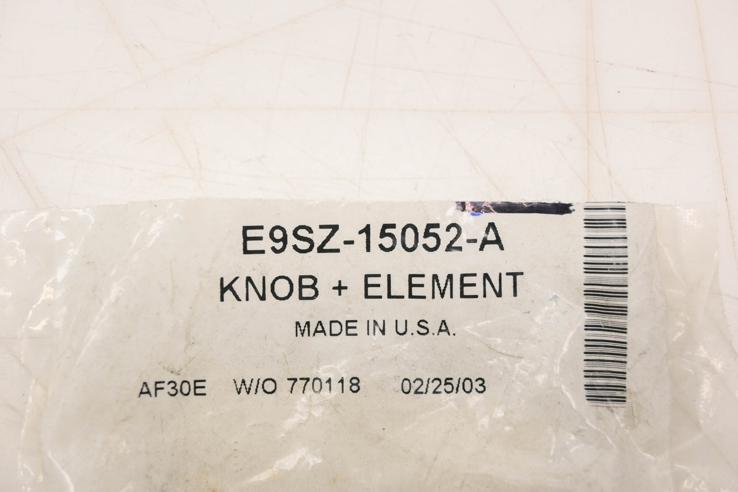 New OEM Ford E9SZ-15052-A Cigar Lighter Assembly NOS