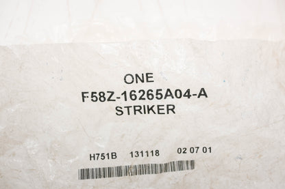 New OEM Ford F58Z-16265A04-A Sliding Door Lock Striker NOS