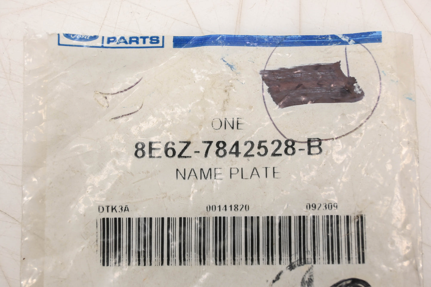 New OEM Ford 8E6Z-7842528-B 4WD Emblem Nameplate NOS