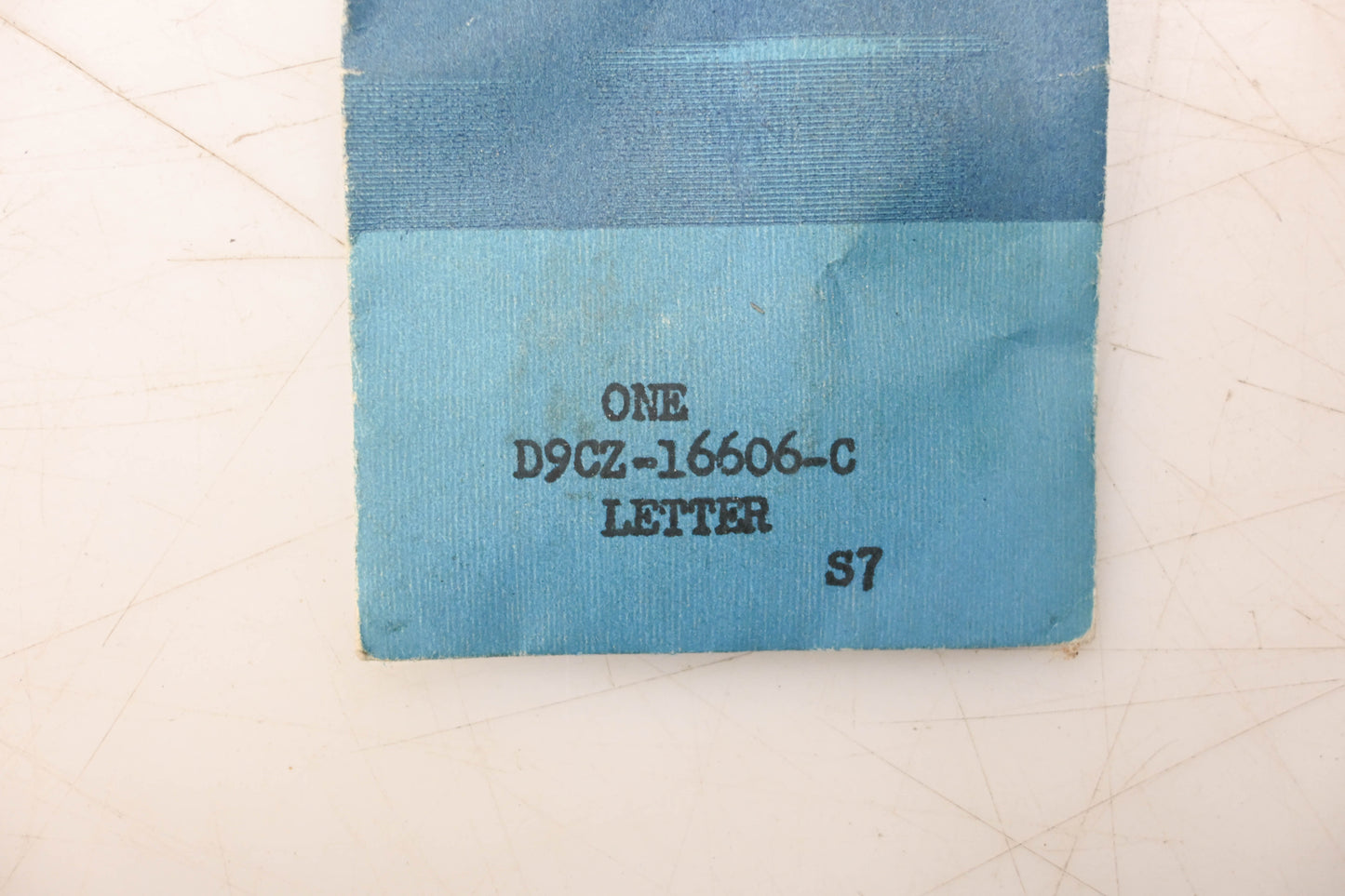 New OEM Ford D9CZ-16606-C Trunk Lid Letter P Emblem NOS