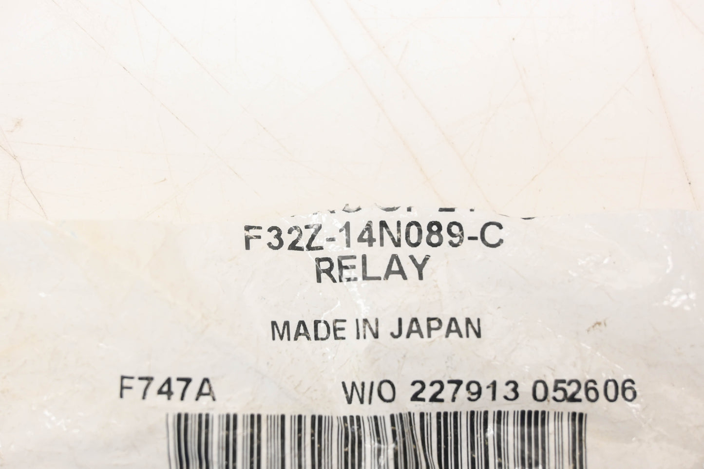 New OEM Ford F32Z-14N089-C Cooling Fan Relay Assembly NOS