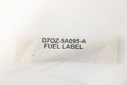 New OEM Ford D7OZ-9A095-A Unleaded Fuel Only Decal NOS
