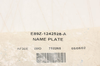 New OEM Ford E89Z-1242528-A Aerostar XLT Emblem Nameplate NOS