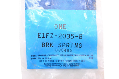 New OEM Ford E1FZ-2035-B Left Side Brake Shoe Retracting Spring NOS