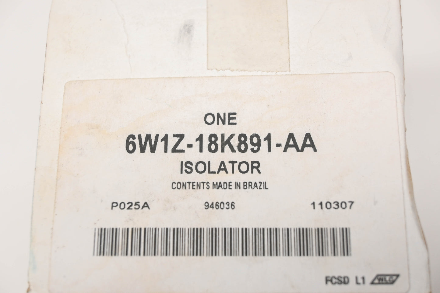 New OEM Ford 6W1Z-18K891-AA Isolator Assembly NOS