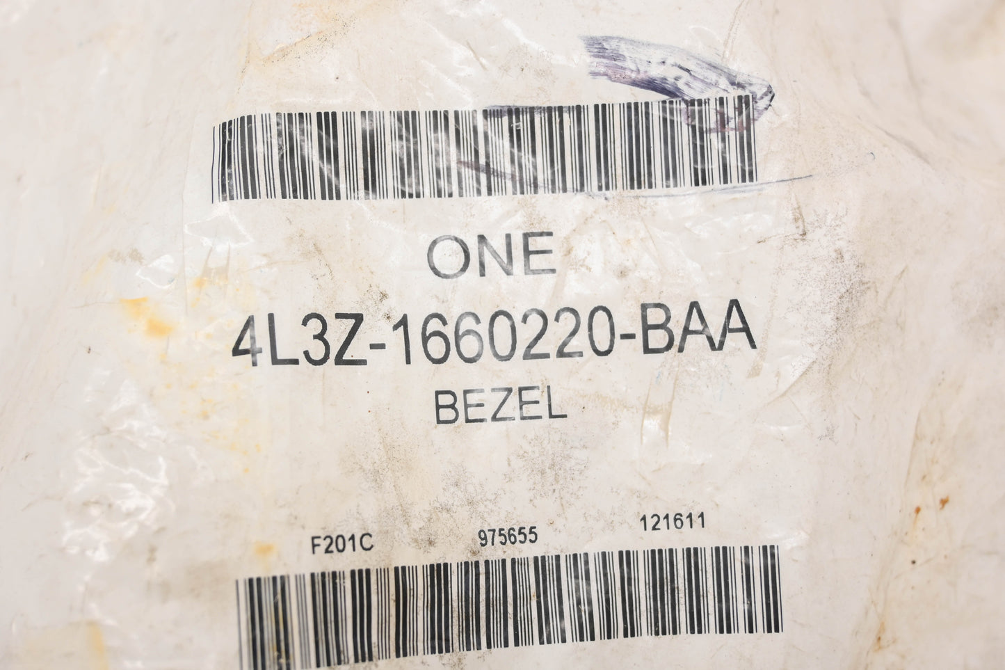 New OEM Ford 4L3Z-1660220-BAA Bezel Assembly NOS