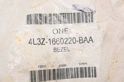 New OEM Ford 4L3Z-1660220-BAA Bezel Assembly NOS