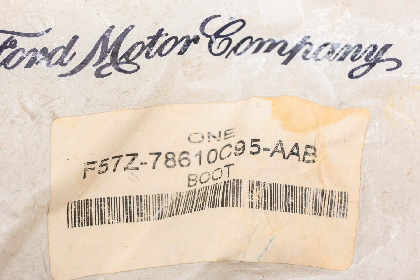 New OEM Ford F57Z-78610C95-AAB Seat Belt Boot Cover NOS