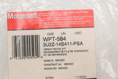 New OEM Motorcraft WPT-584, 3U2Z-14S411-PSA Wiring Pigtail Kit NOS