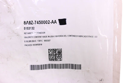 New OEM Ford 8A8Z-7450002-AA, 5153132 Roof Drip Rail Trim Retainer Assembly NOS