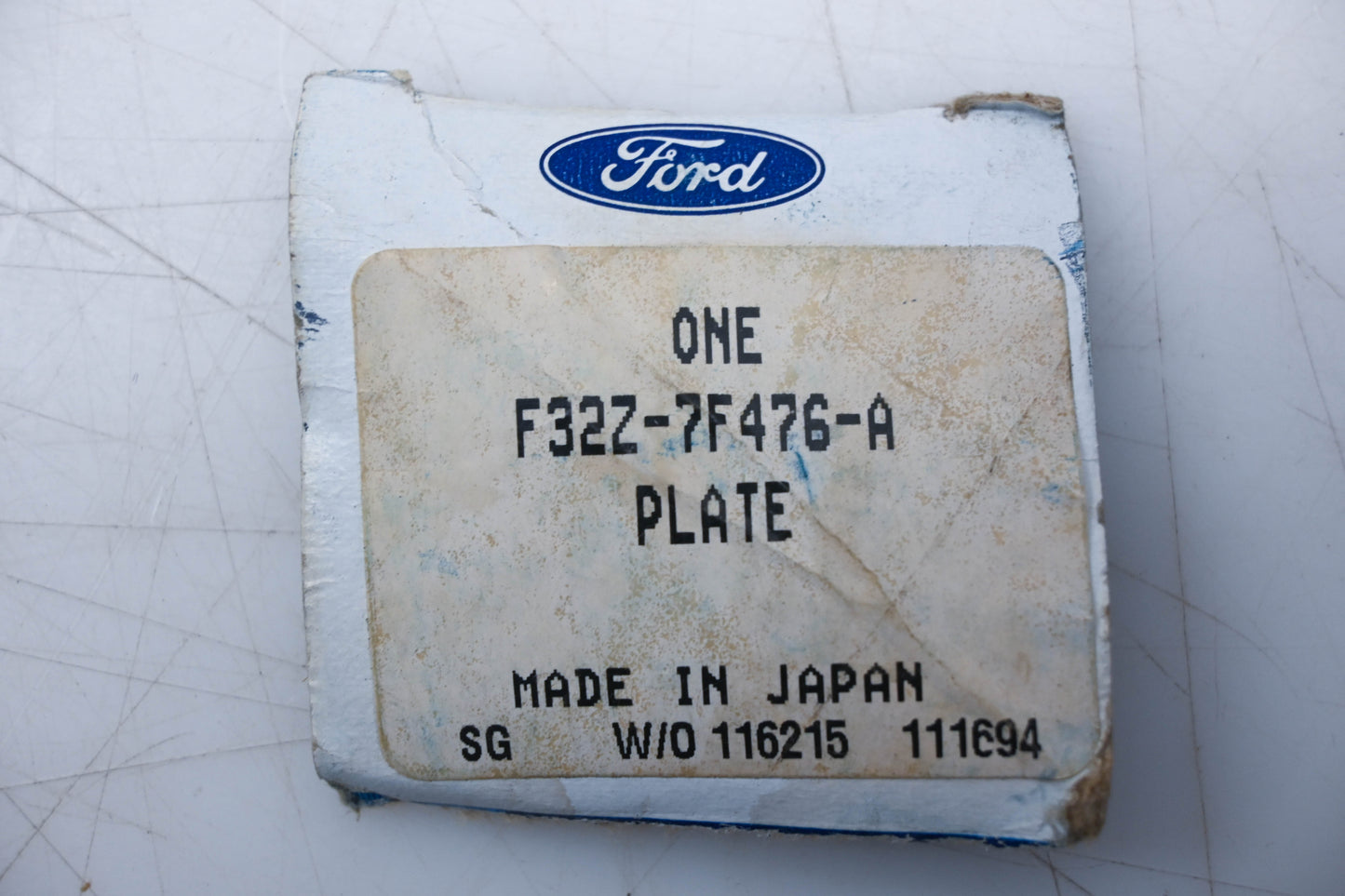 New OEM Ford F32Z-7F476-A Plate Assembly NOS