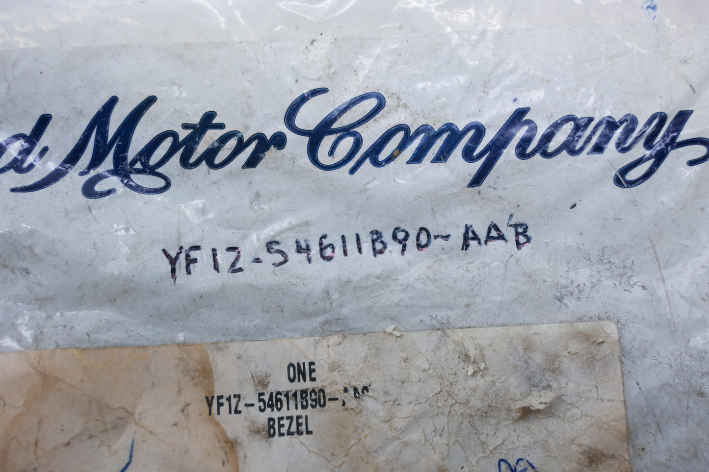 New OEM Ford YF1Z-54611B90-AAB Seat Belt Cover NOS