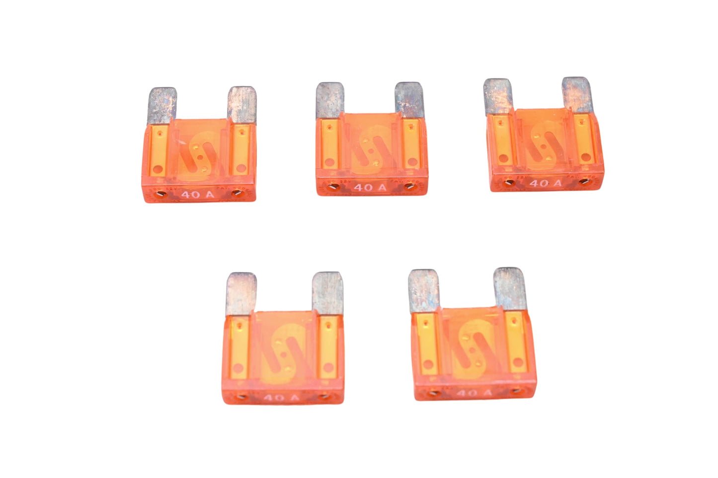 New OEM Ford E9TZ-14526-B 40 Amp Blade Style Fuse Assemblies Qty 5 NOS