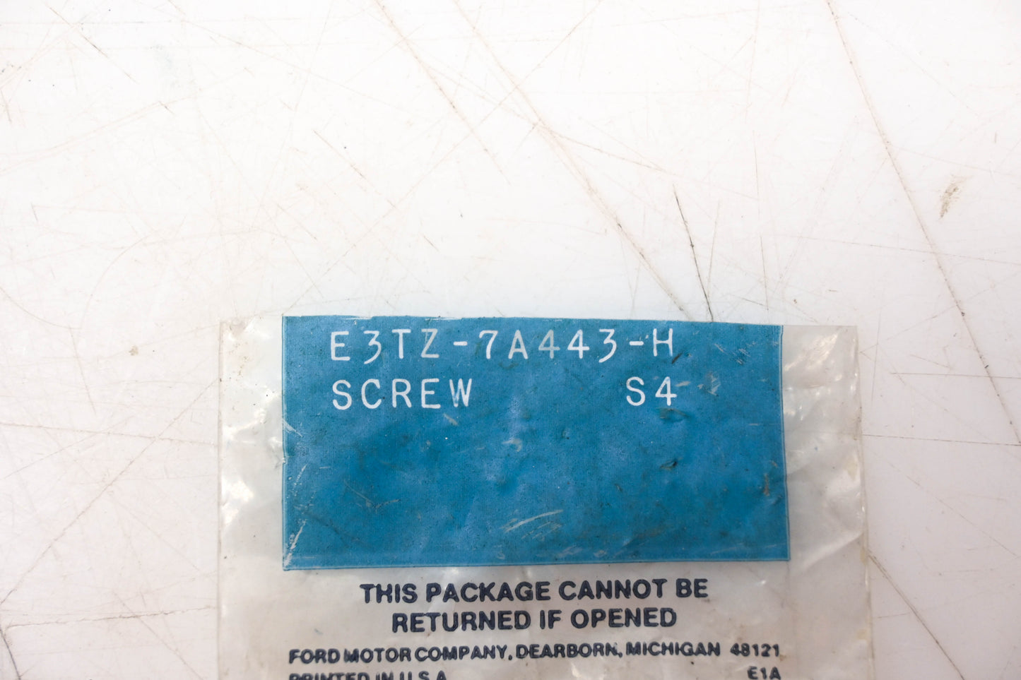 New OEM Ford E3TZ-7A443-H Screw NOS