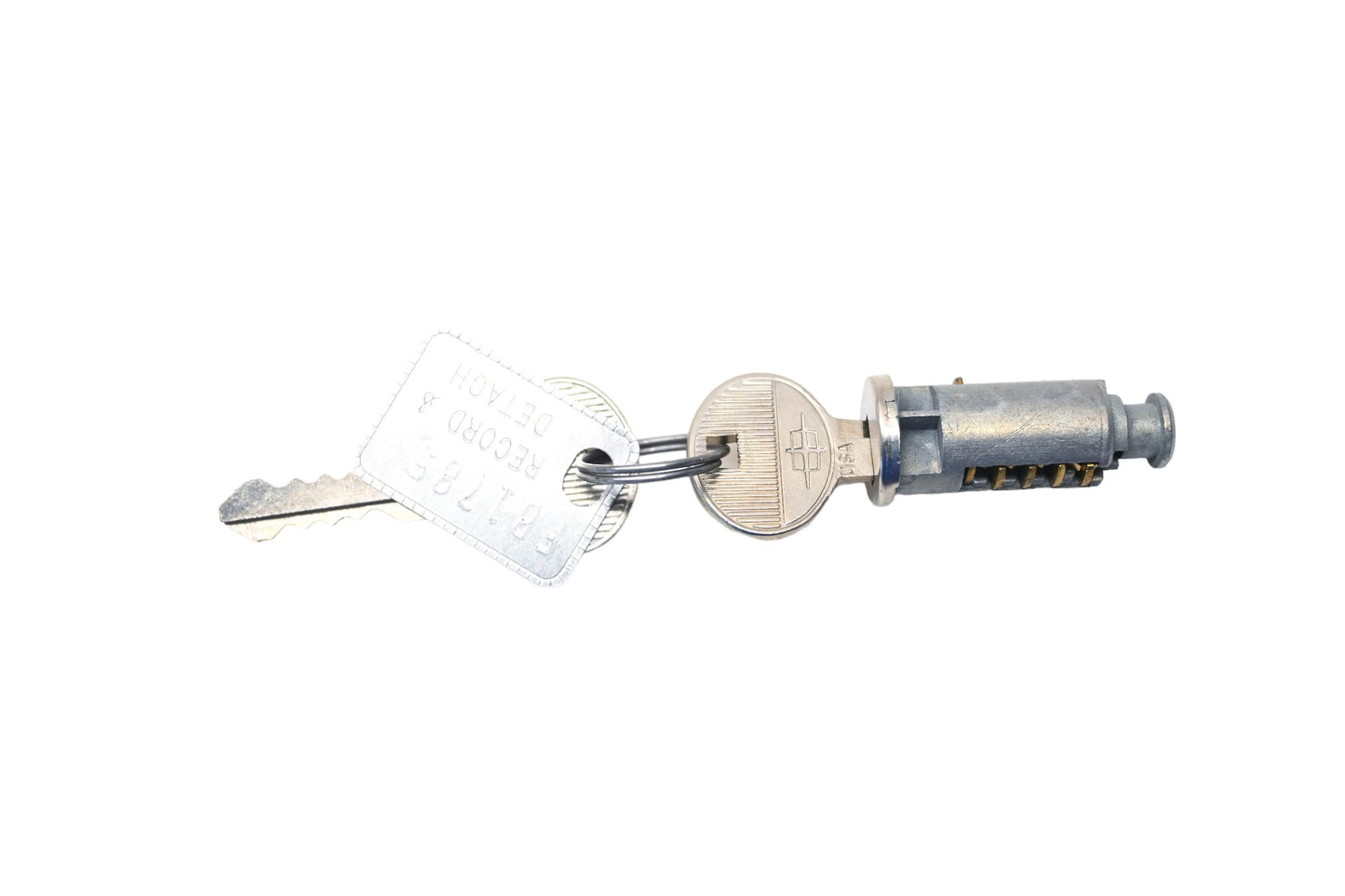 New OEM Ford E0VY-5406081-A Glove Box Lock Cylinder & Key Assembly Kit NOS