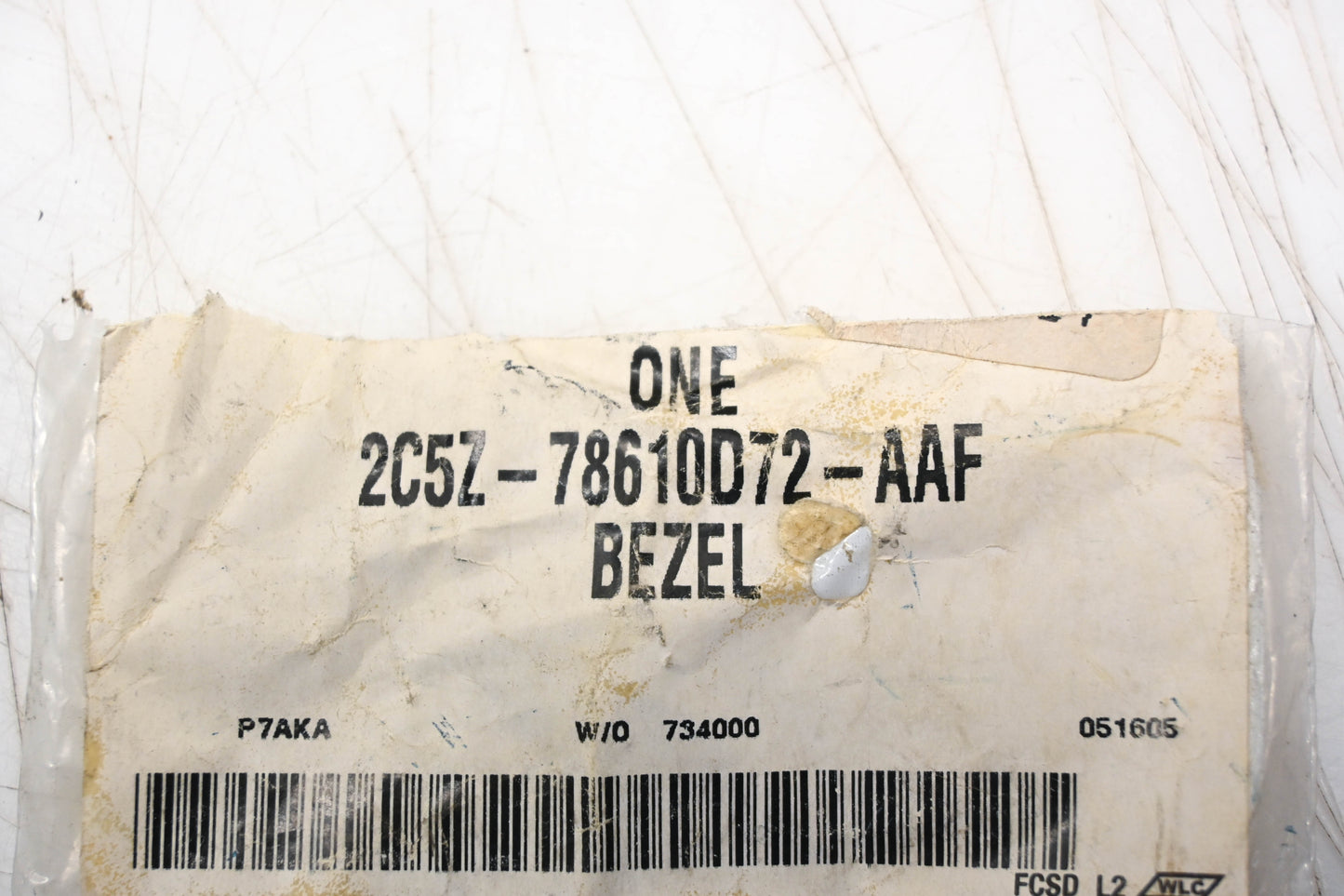 New OEM Ford 2C5Z-78610D72-AAF Bezel NOS