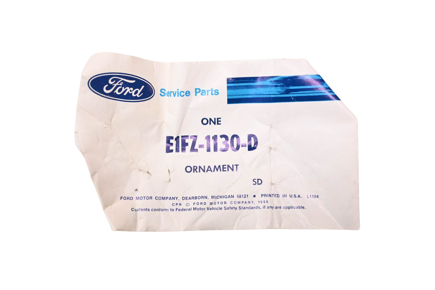 New OEM Ford E1FZ-1130-D Wheel Hub Cap NOS