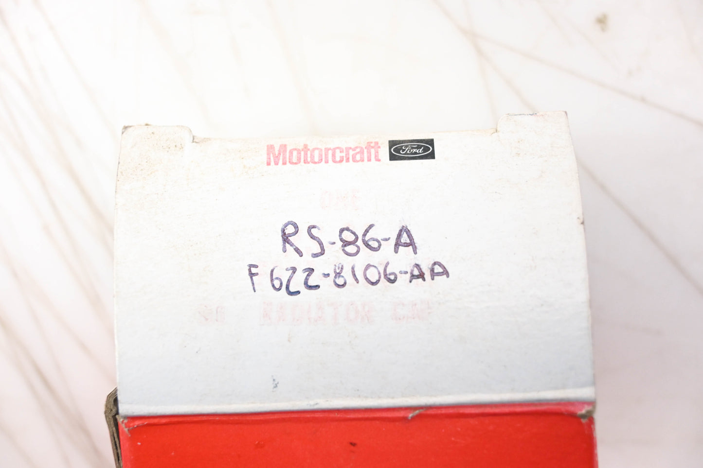New OEM Motorcraft RS-86-A, F6ZZ-8106-AA Radiator Cap Assembly NOS