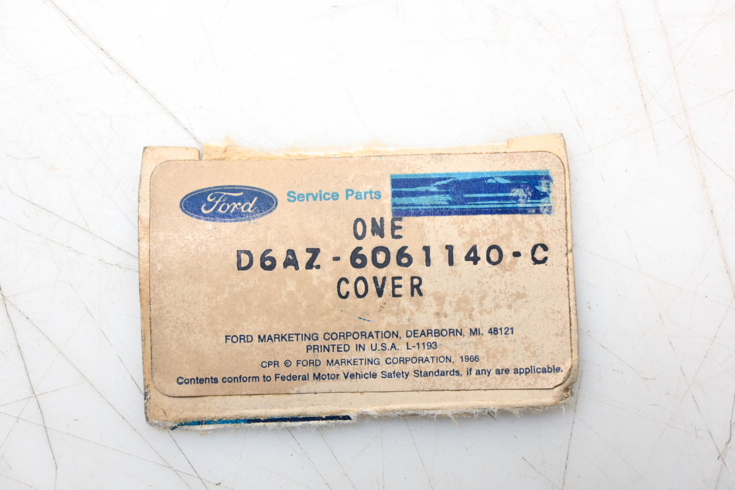 New OEM Ford D6AZ-6061140-C Seatbelt Anchor Cover NOS