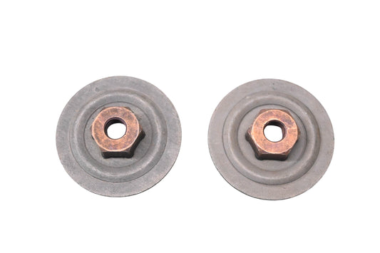 New OEM Ford E4UZ-1000157-A Lower Body Bolt Absorber Retainer Plates Qty 2 NOS