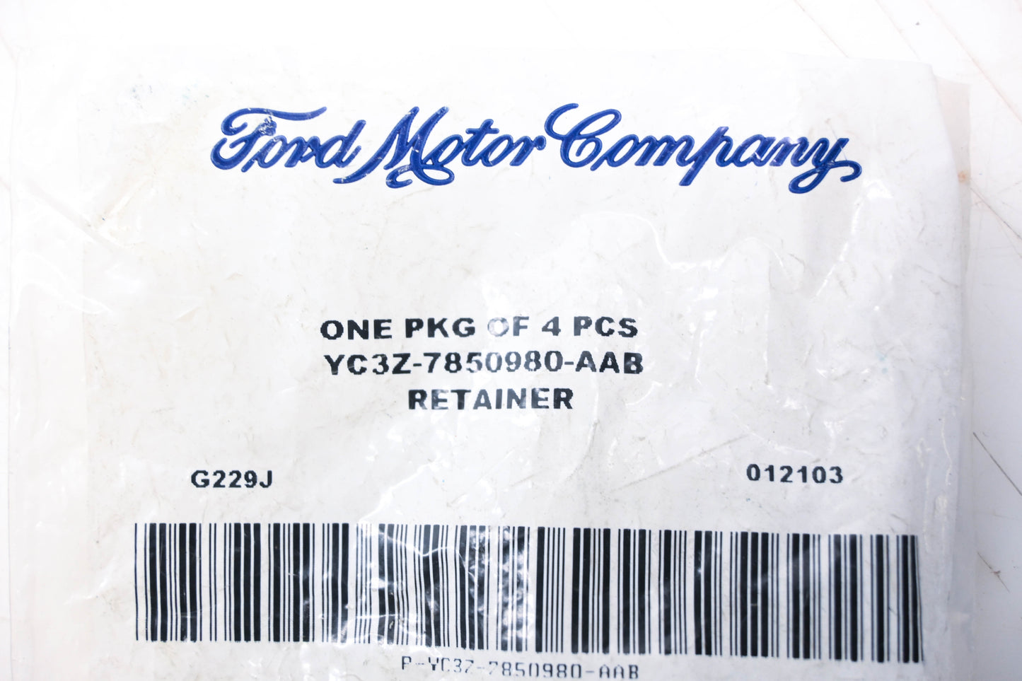 New OEM Ford YC3Z-7850980-AAB Roof Headliner Retainers Qty 4 NOS