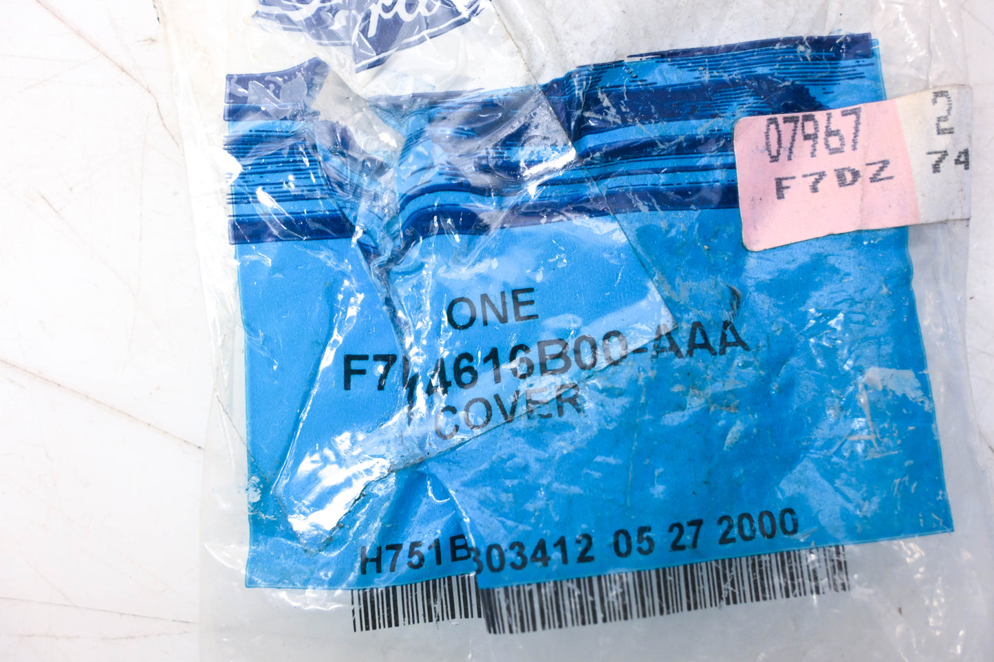 New OEM Ford F7DZ-74616B00-AAA Seat Belt Bracket/ Cover NOS