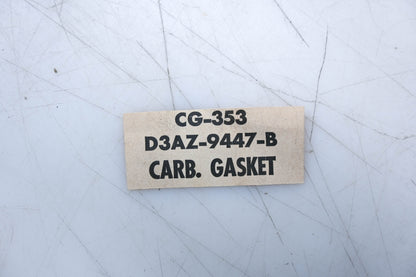 New OEM Motorcraft CG-353, D3AZ-9447-B Carburetor Mounting Gasket NOS