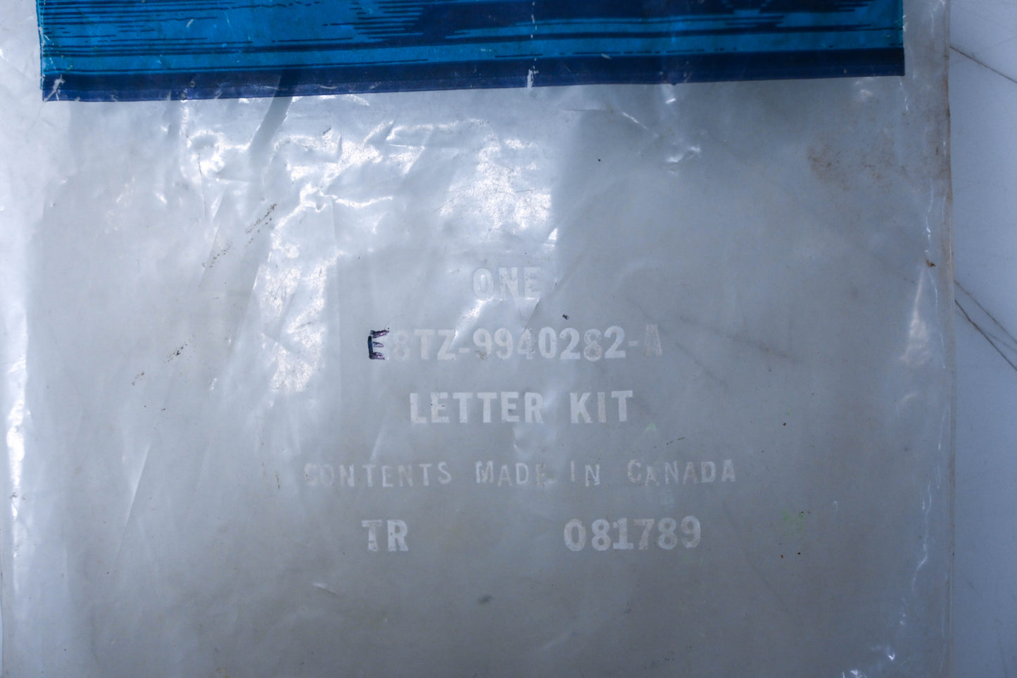 New OEM Ford E8TZ-9940282-A Tailgate Letter Kit NOS