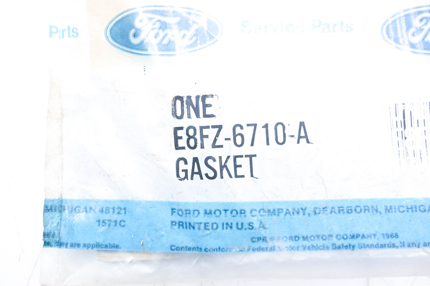 New OEM Ford E8FZ-6710-A Engine Oil Pan Gasket NOS