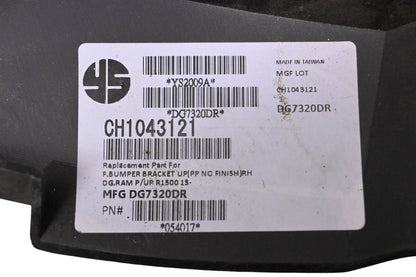 Keystone Automotive Operations CH1043121 Front Right Outer Bumper Cover Support NOS