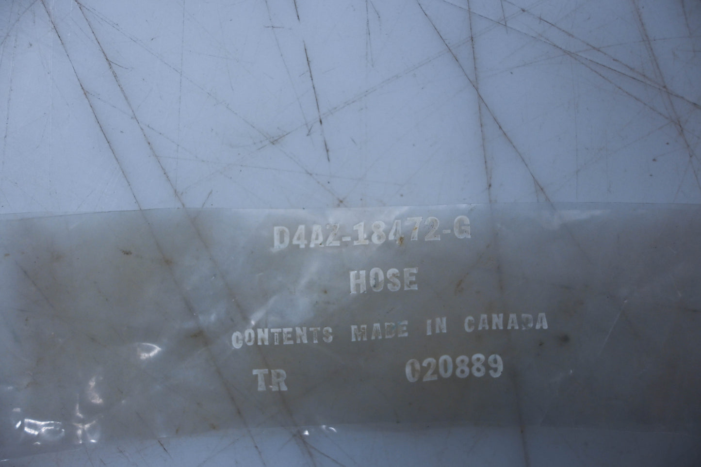 New OEM Ford D4AZ-18472-G 5" Curved Hot Water Hose NOS