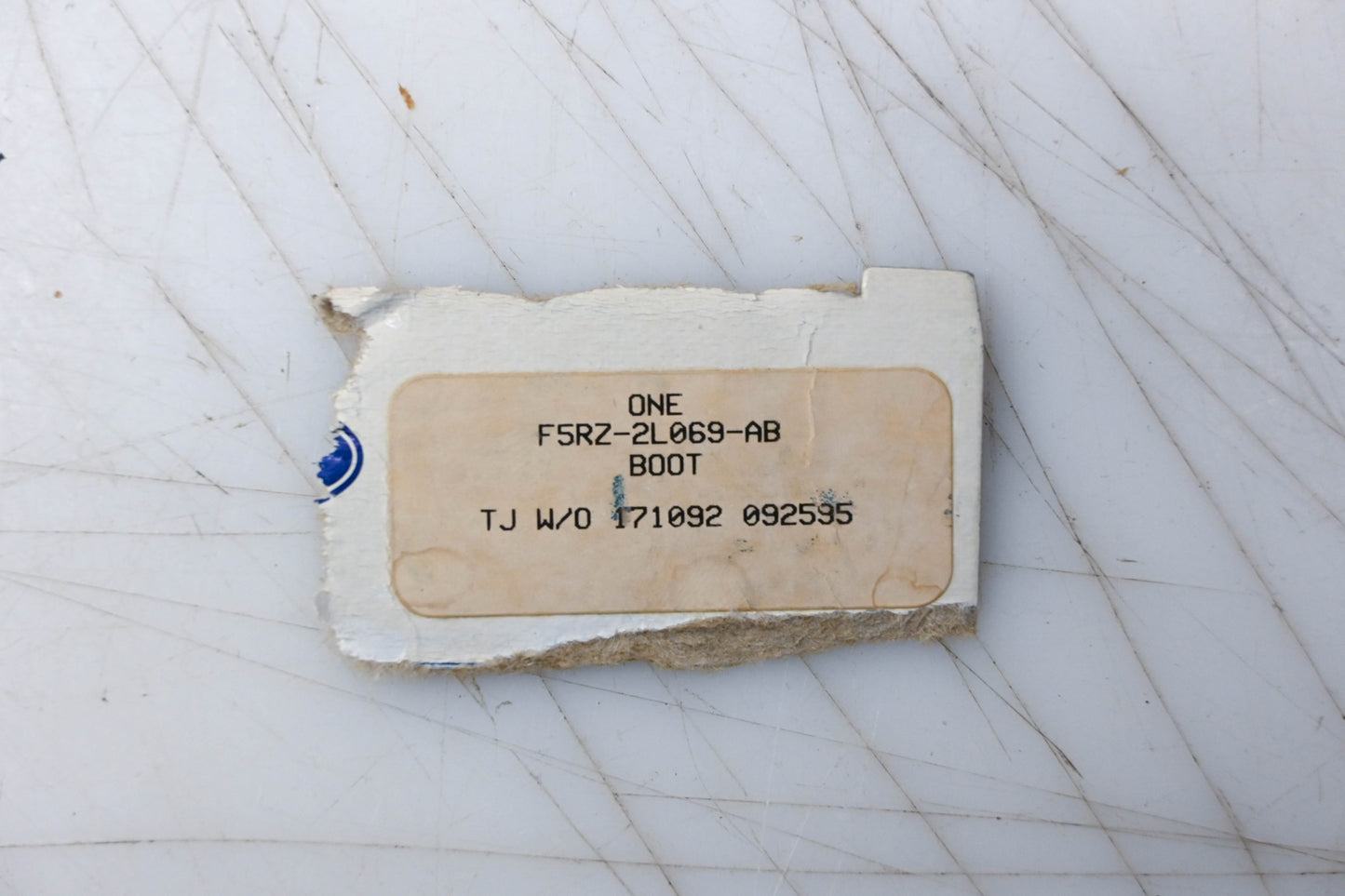 New OEM Ford F5RZ-2L069-AB Boot NOS