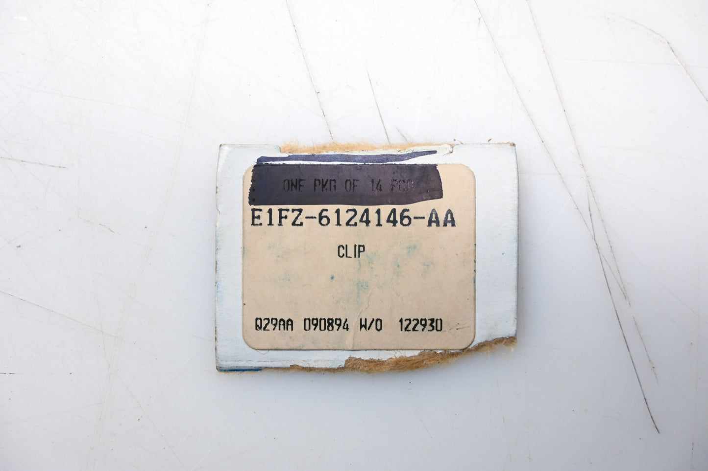 New OEM Ford E1FZ-6124146-AA Upper Door Panel Armrest Clips NOS