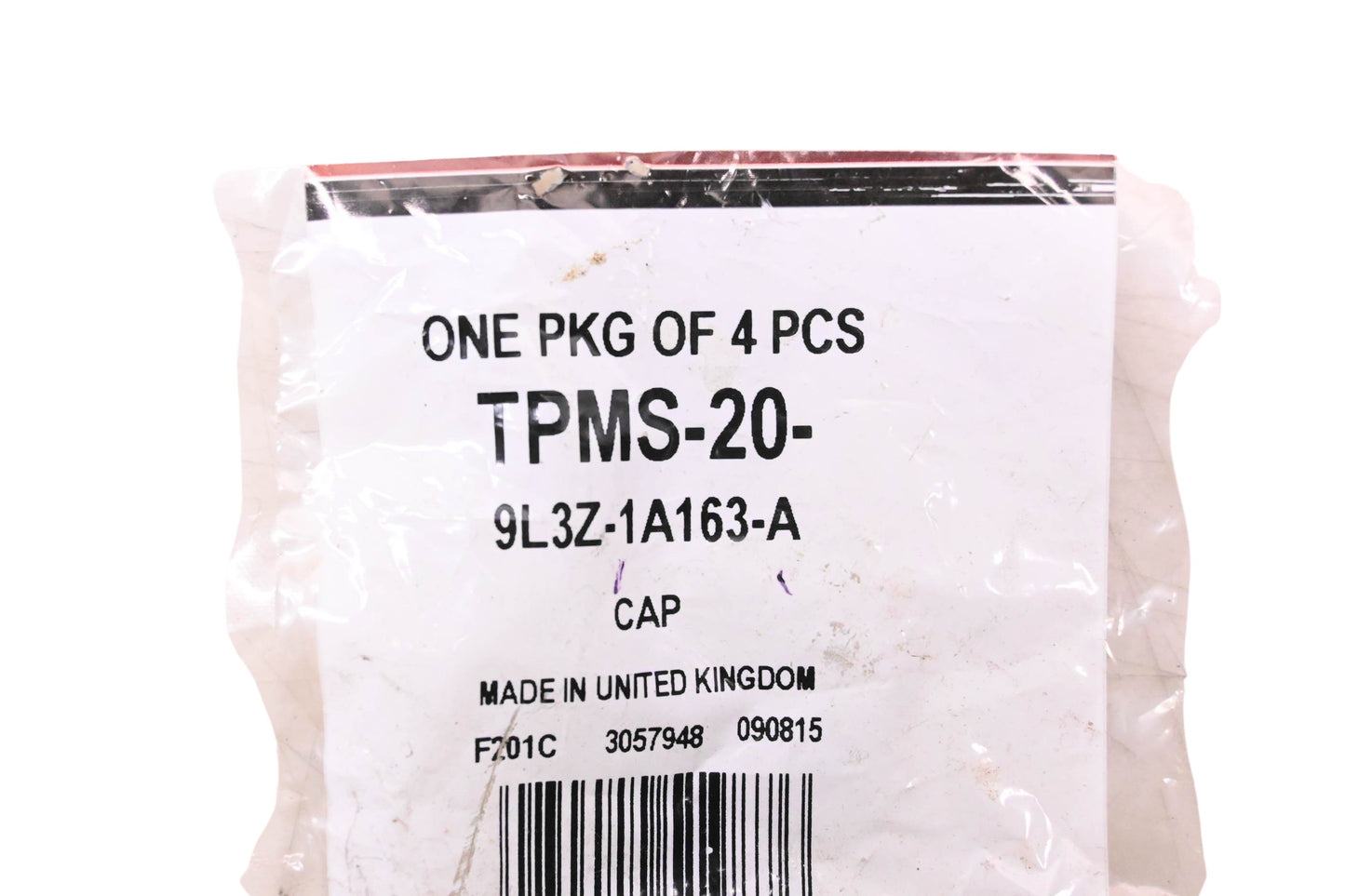 New OEM Motorcraft TPMS-20, 9L3Z-1A163-A Valve Stem Caps Qty 4 NOS