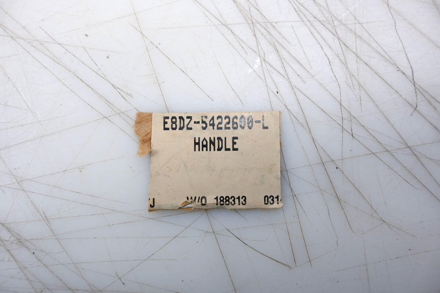 New OEM Ford E8DZ-5422600-L Brown Interior Door Handle NOS