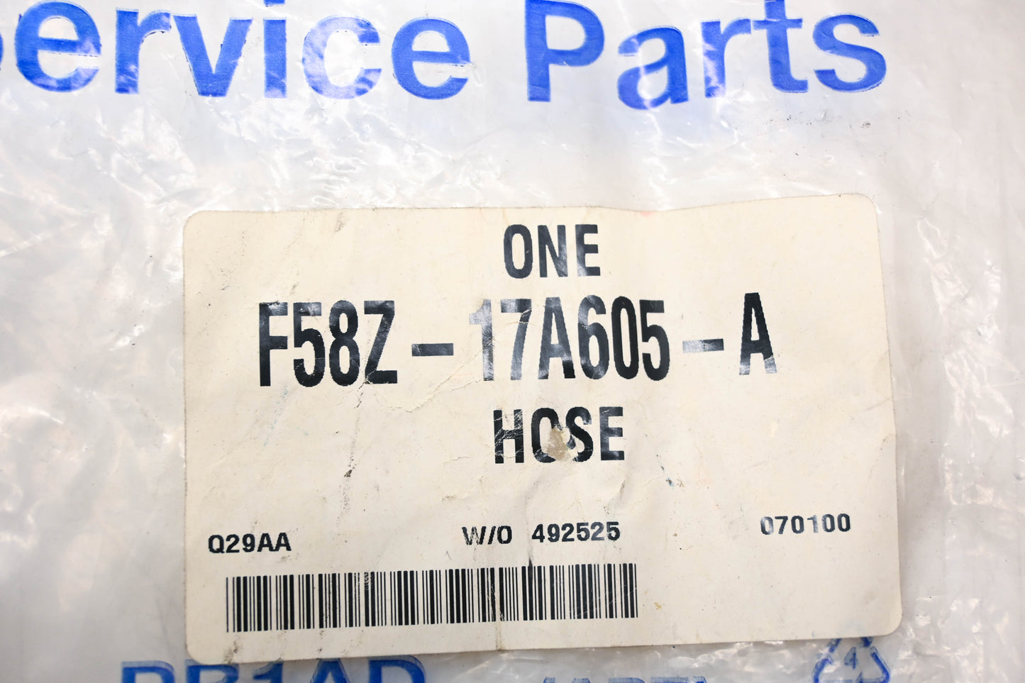 New OEM Ford F58Z-17A605-A Windshield Wiper Fluid Hose Assembly NOS