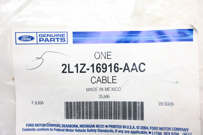 New OEM Ford 2L1Z-16916-AAC Hood Control Cable Assembly NOS