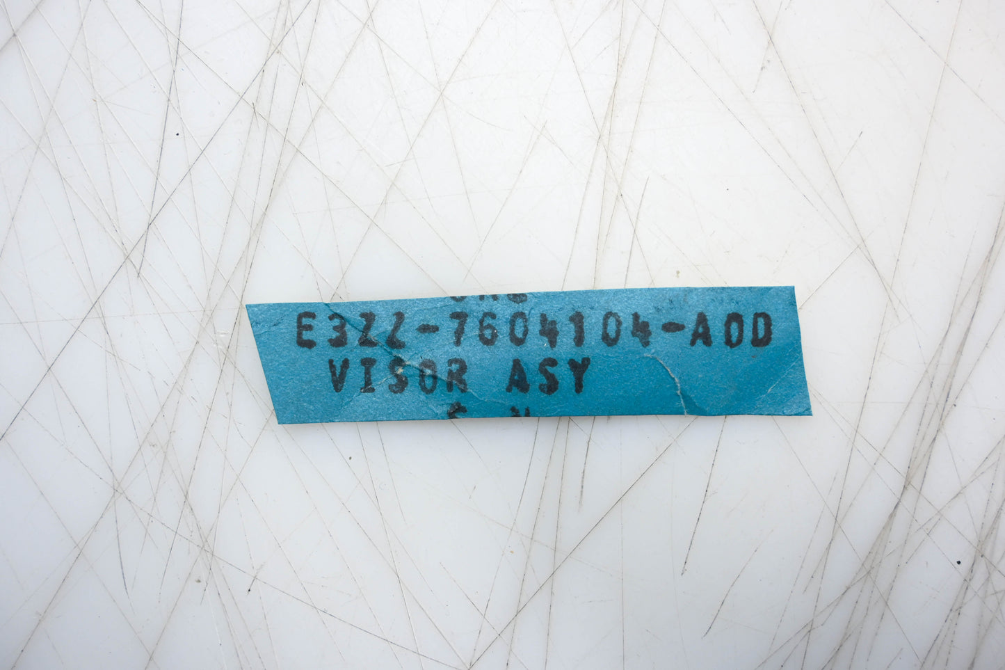 New OEM Ford E3ZZ-7604104-AOD Red Sun Visor Assembly NOS