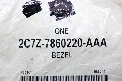 New OEM Ford 2C7Z-7860220-AAA Seat Belt Guide Bracket Bezel NOS