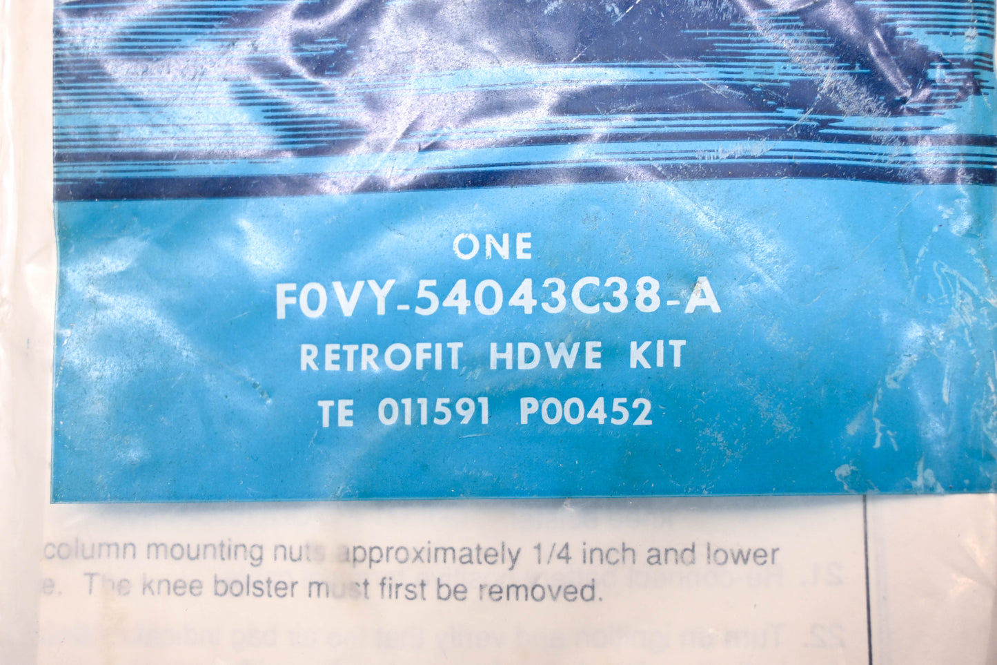 New OEM Ford FOVY-54043C38-A Retrofit Hardware Kit NOS