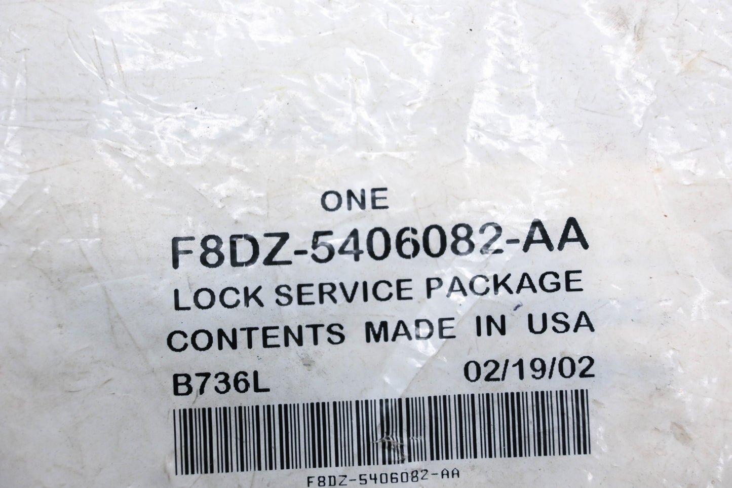 New OEM Ford F8DZ-5406082-AA Lock Service Package Kit NOS
